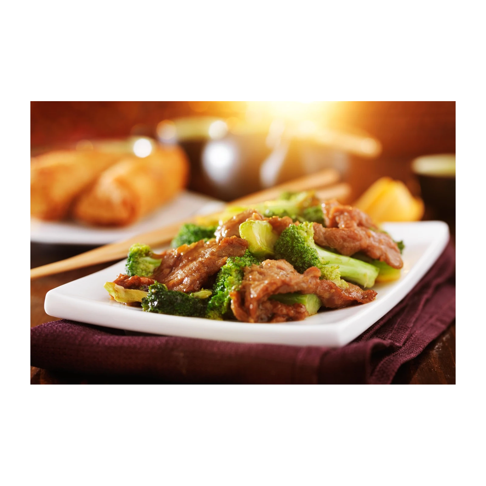 Asian Beef & Broccoli Delight Wall Art