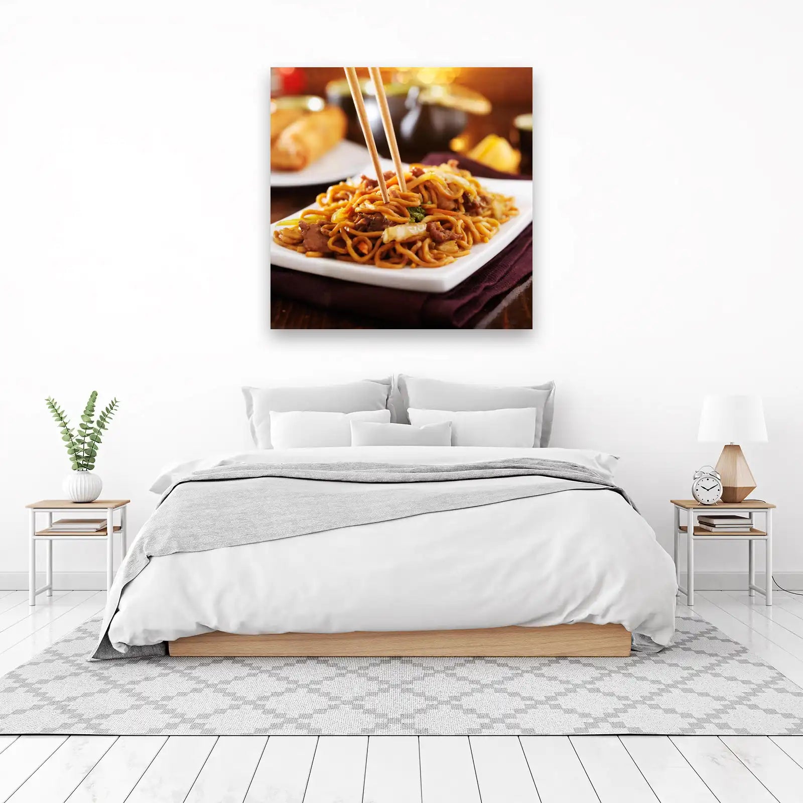 Delicious Asian Noodles Cuisine Wall Art