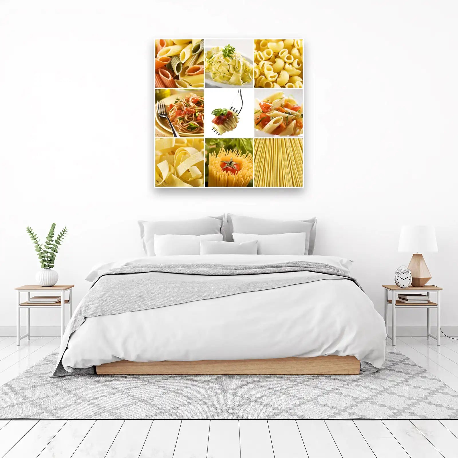 Gourmet Pasta Collage Wall Art