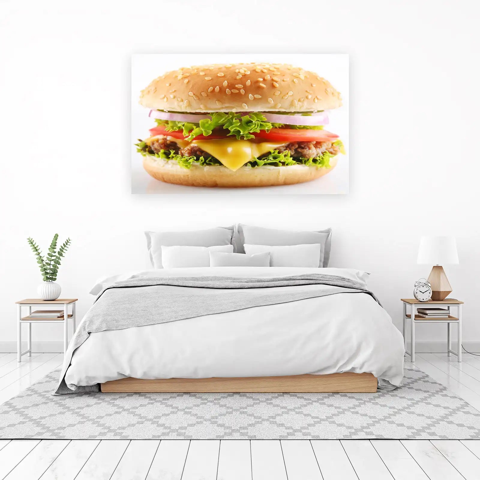 Classic Burger Art Wall Art