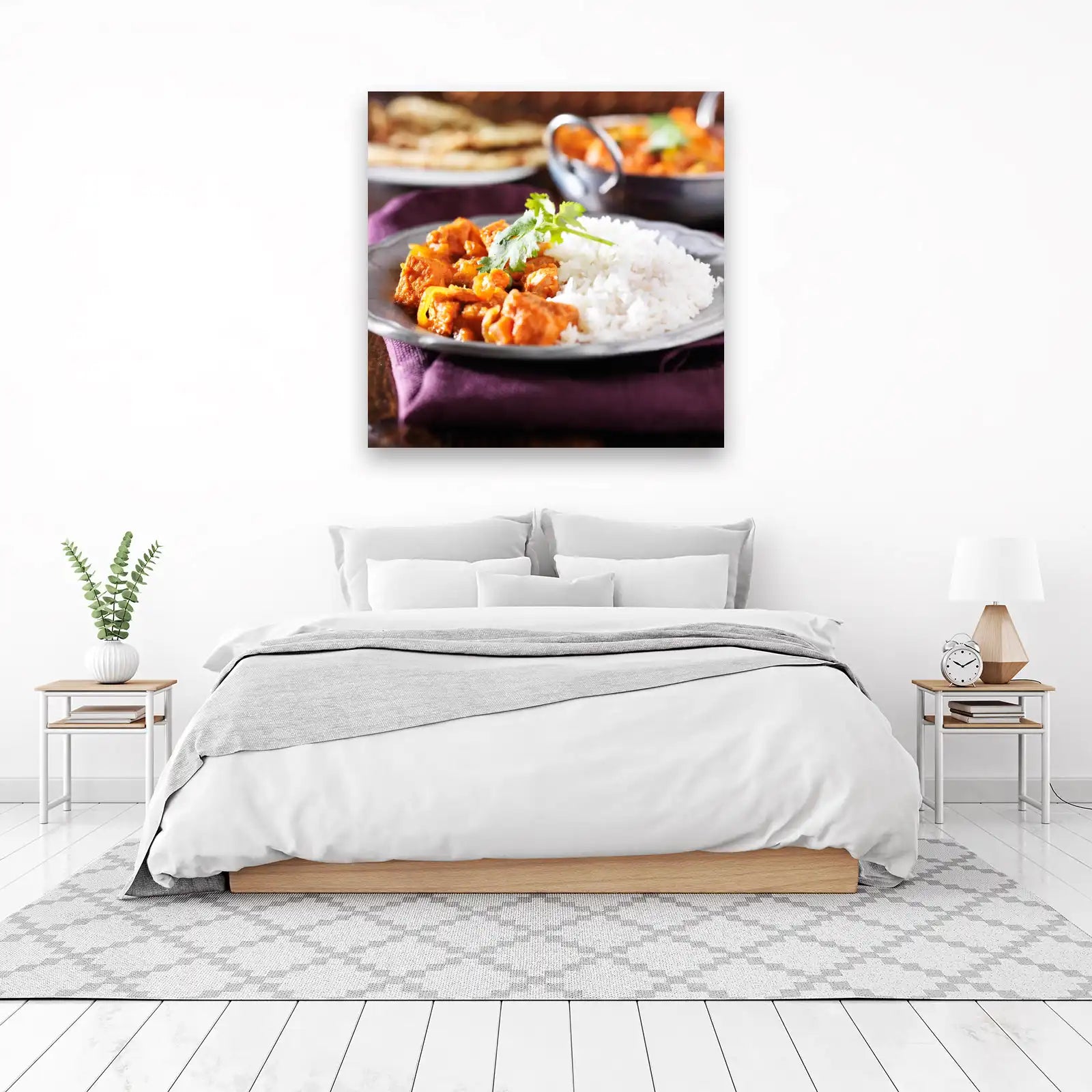 Savory Curry & Rice Kitchen Decor Wall Art