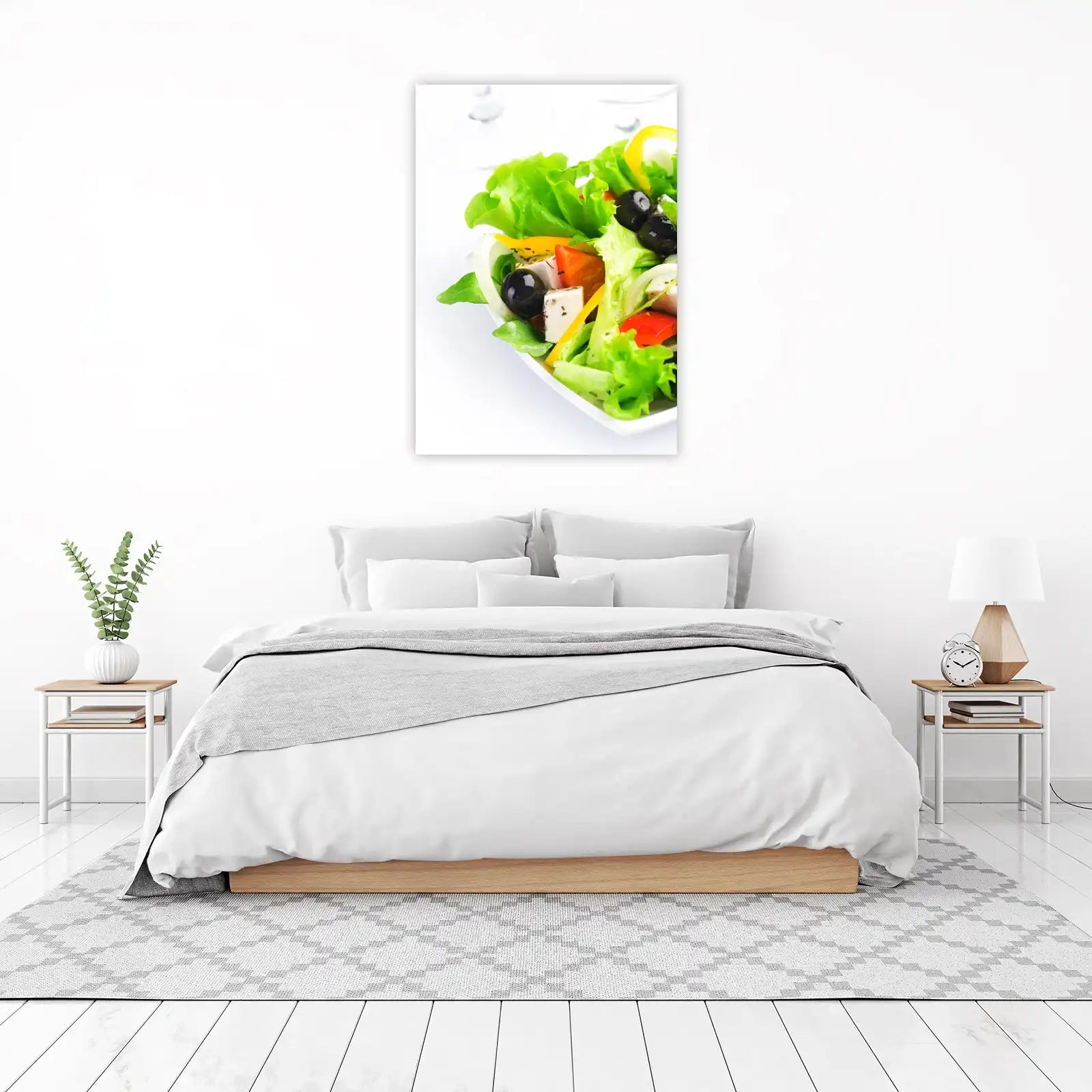 Fresh Greek Salad Vibes Wall Art