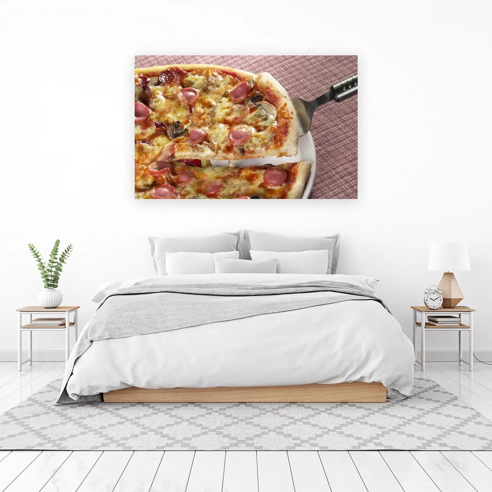 Gourmet Pizza Delight Wall Art