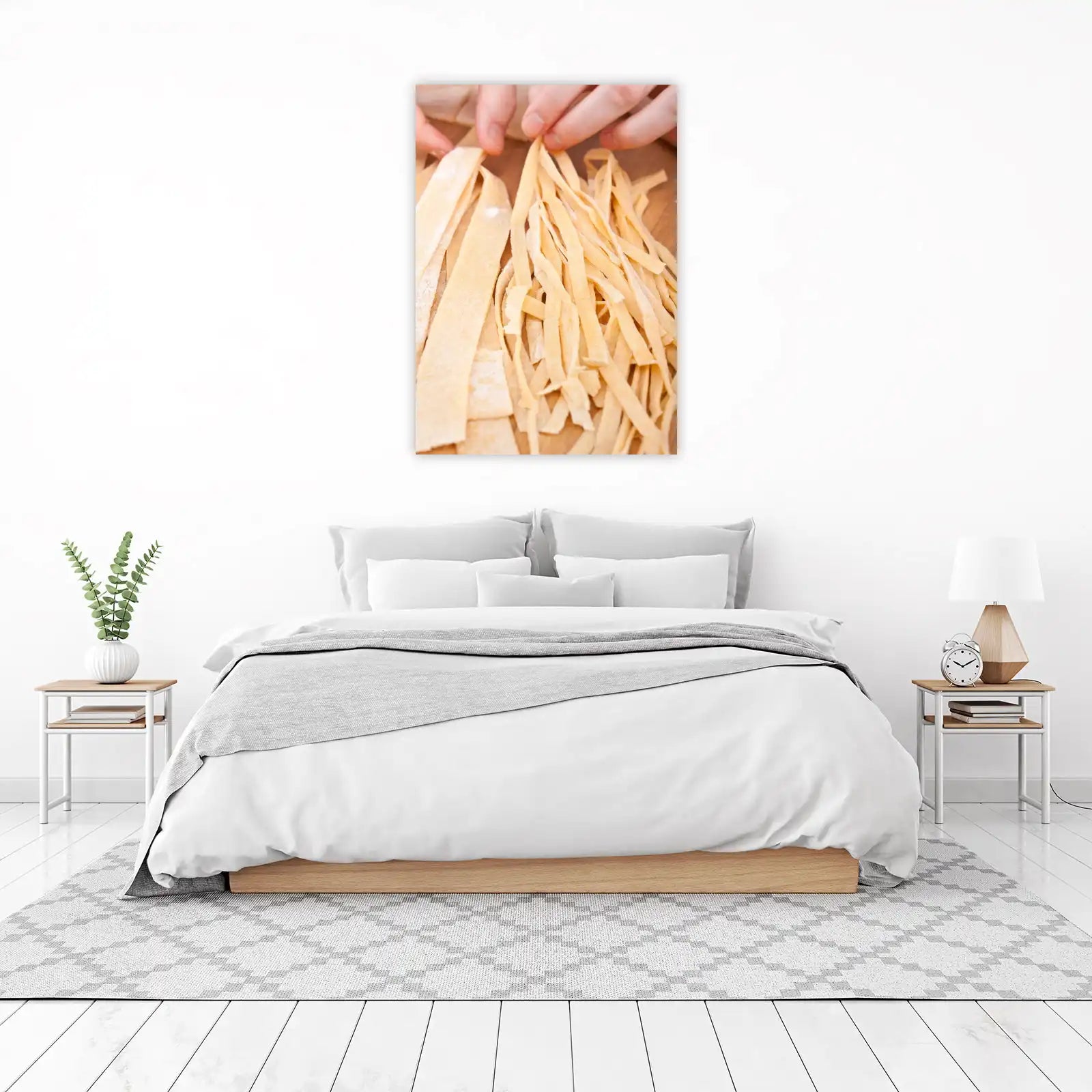 Handmade Pasta Delight Food Art Wall Art