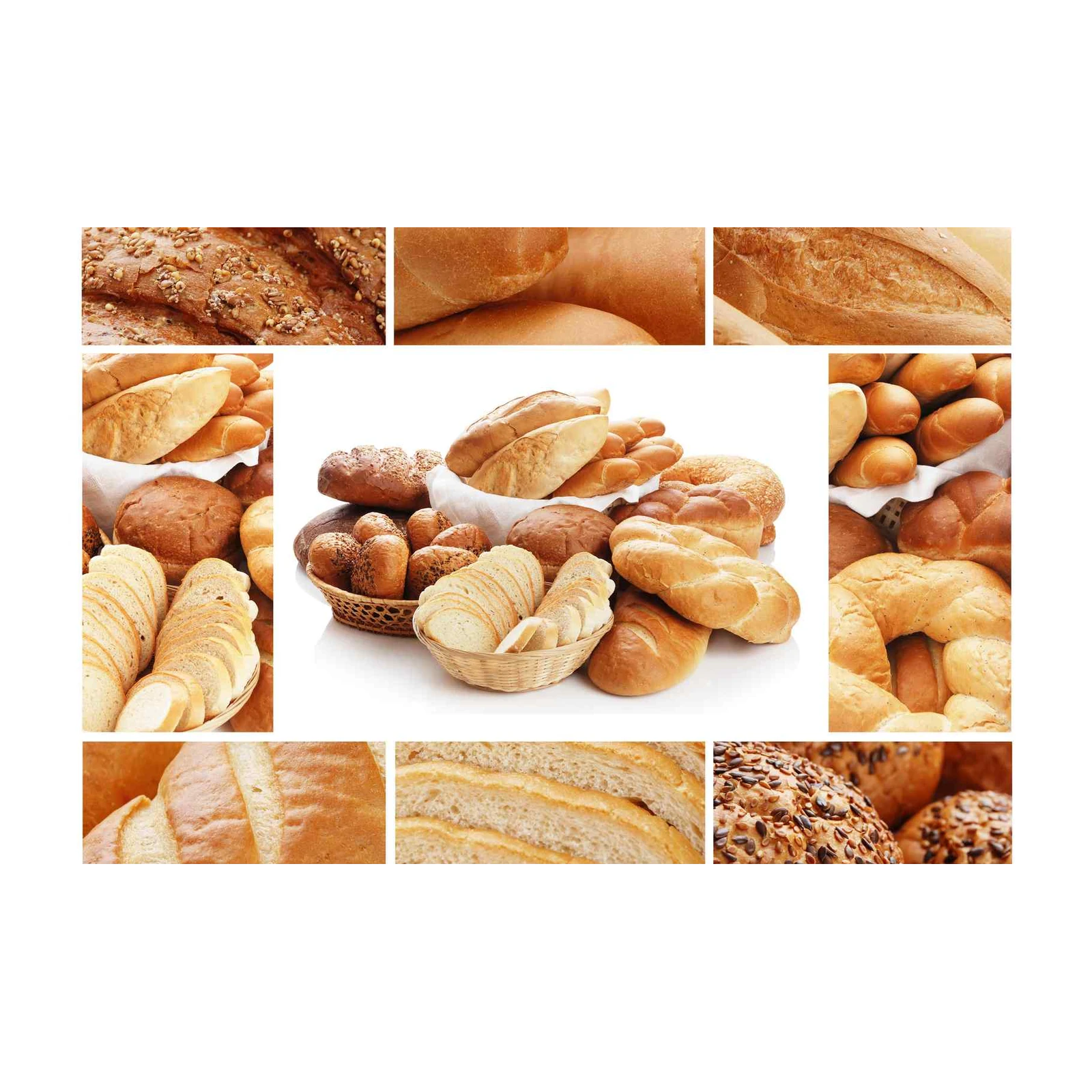 Artisan Bread Collage Wall Art