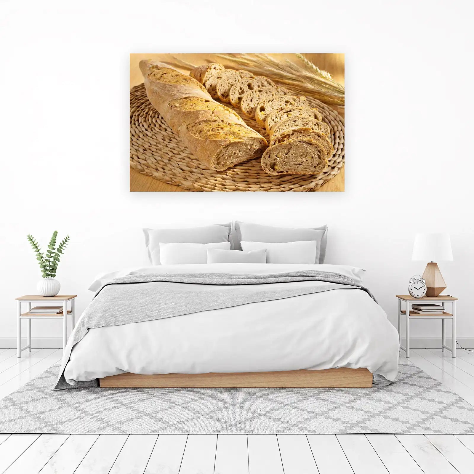 Rustic Sourdough Bread Slice Wall Art
