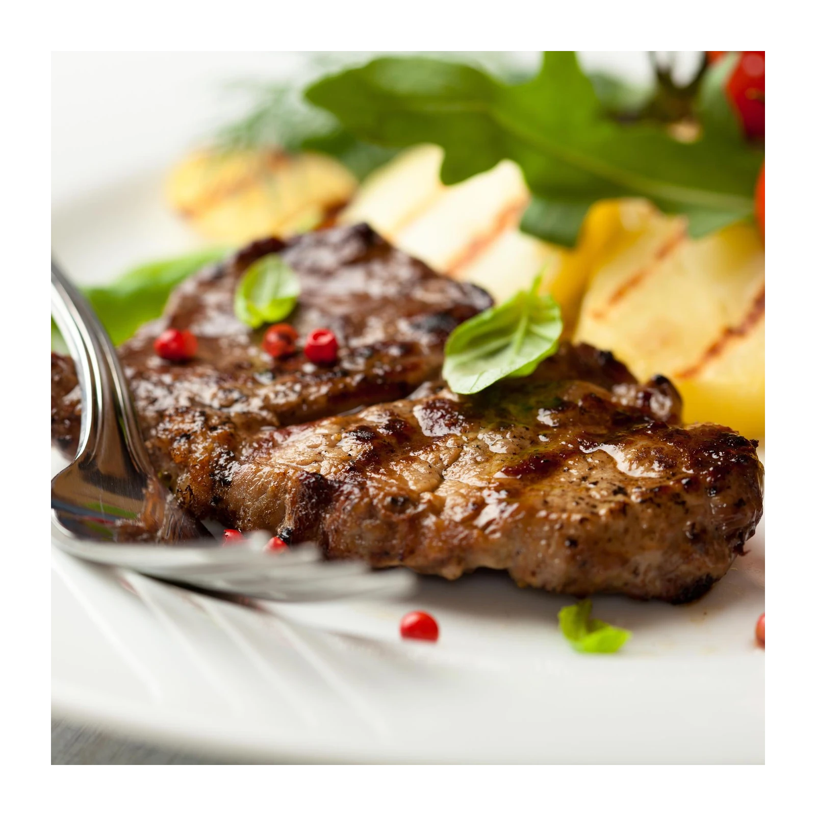 Gourmet Steak Dinner Art Wall Art