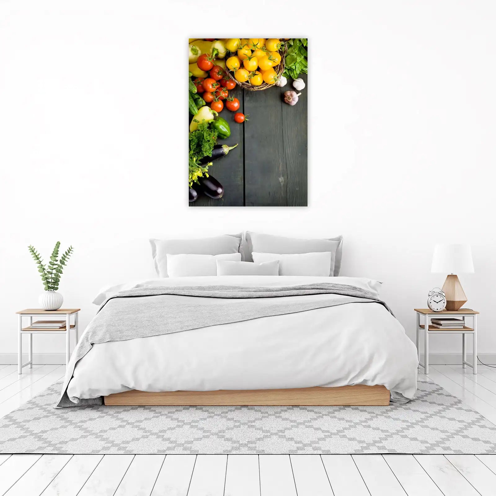 Vibrant Farm Fresh Produce Wall Art