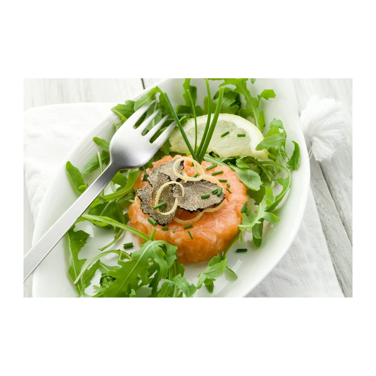 Gourmet Salmon Tartare with Truffles Wall Art