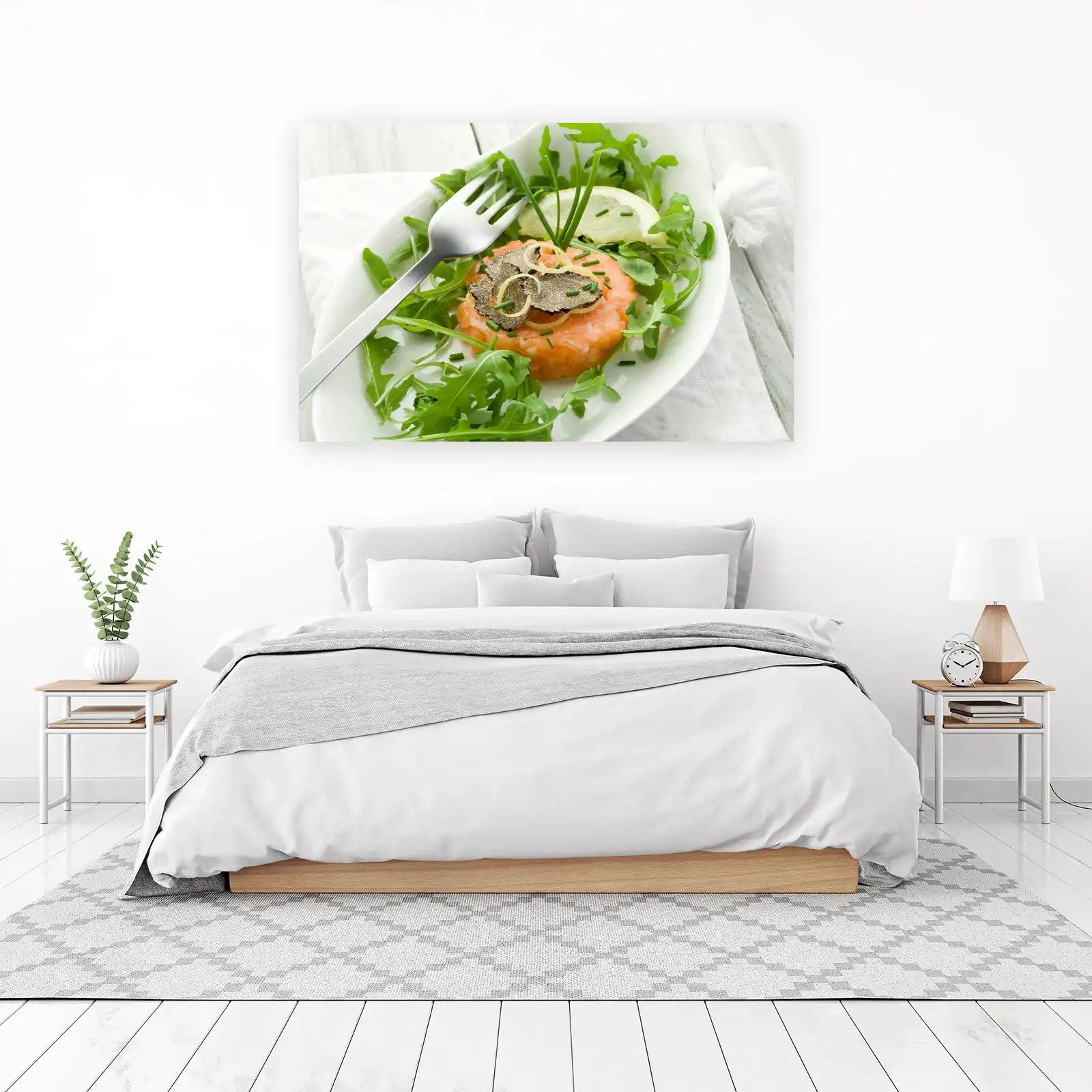 Gourmet Salmon Tartare with Truffles Wall Art