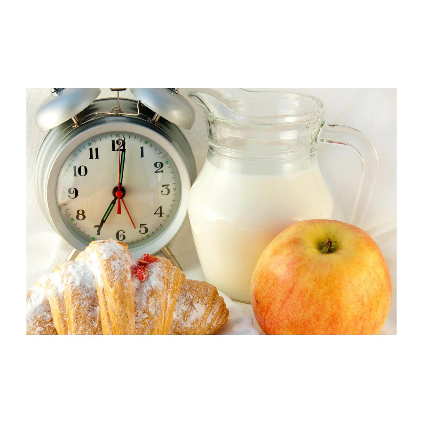 Morning Bliss Croissant & Milk Wall Art
