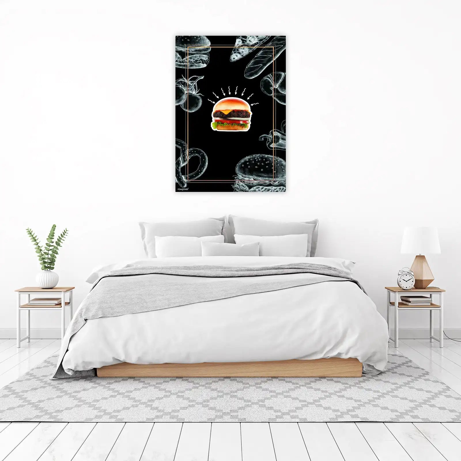 Gourmet Burger Art Wall Art