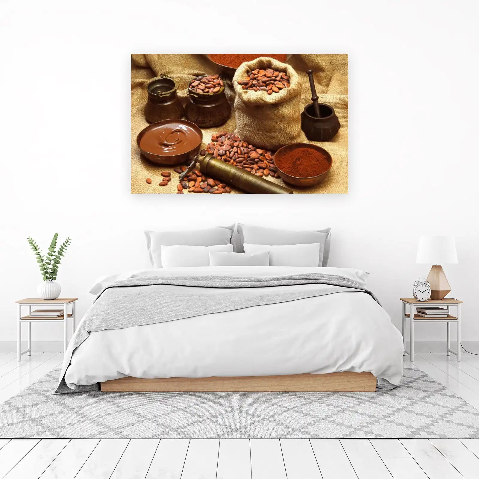Rich Cacao & Chocolate Ingredients Wall Art