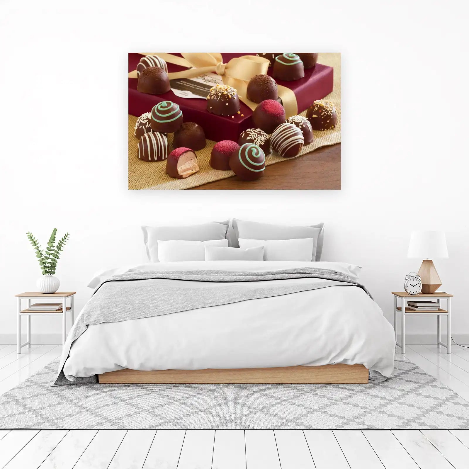 Decadent Chocolate Truffles Still Life Wall Art