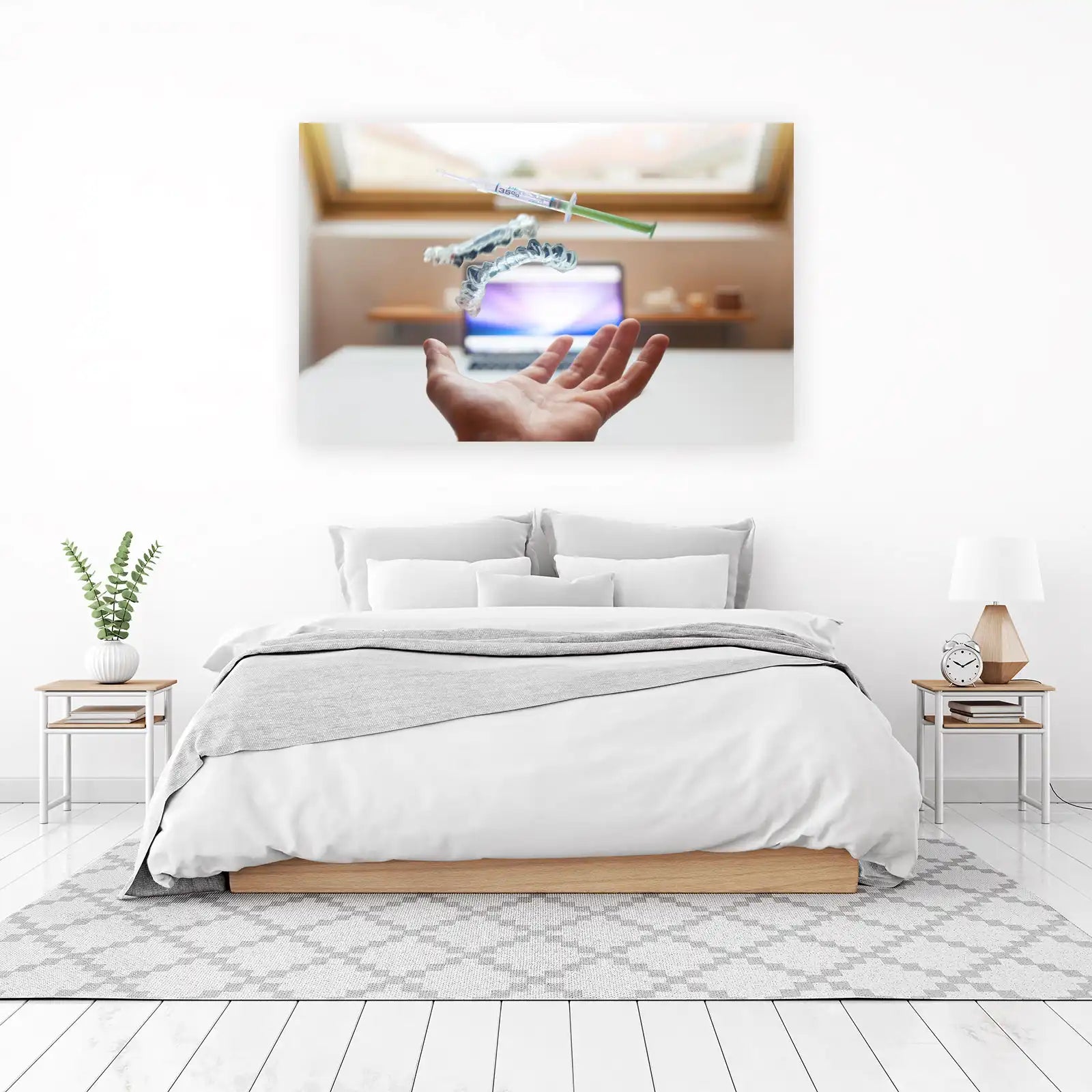 Clear Aligners & Whitening Syringe Wall Art