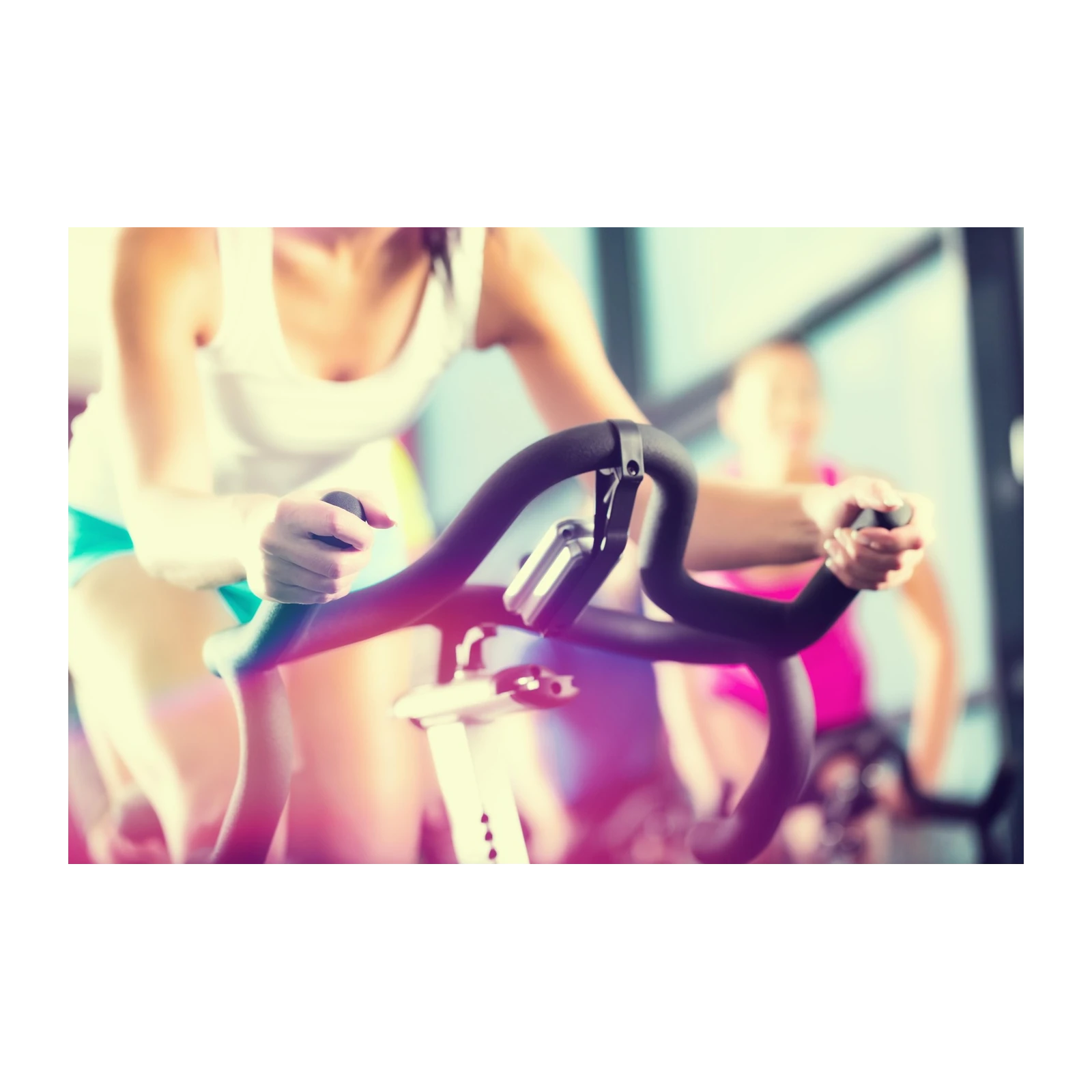 Dynamic Spin Class Motivation Wall Art