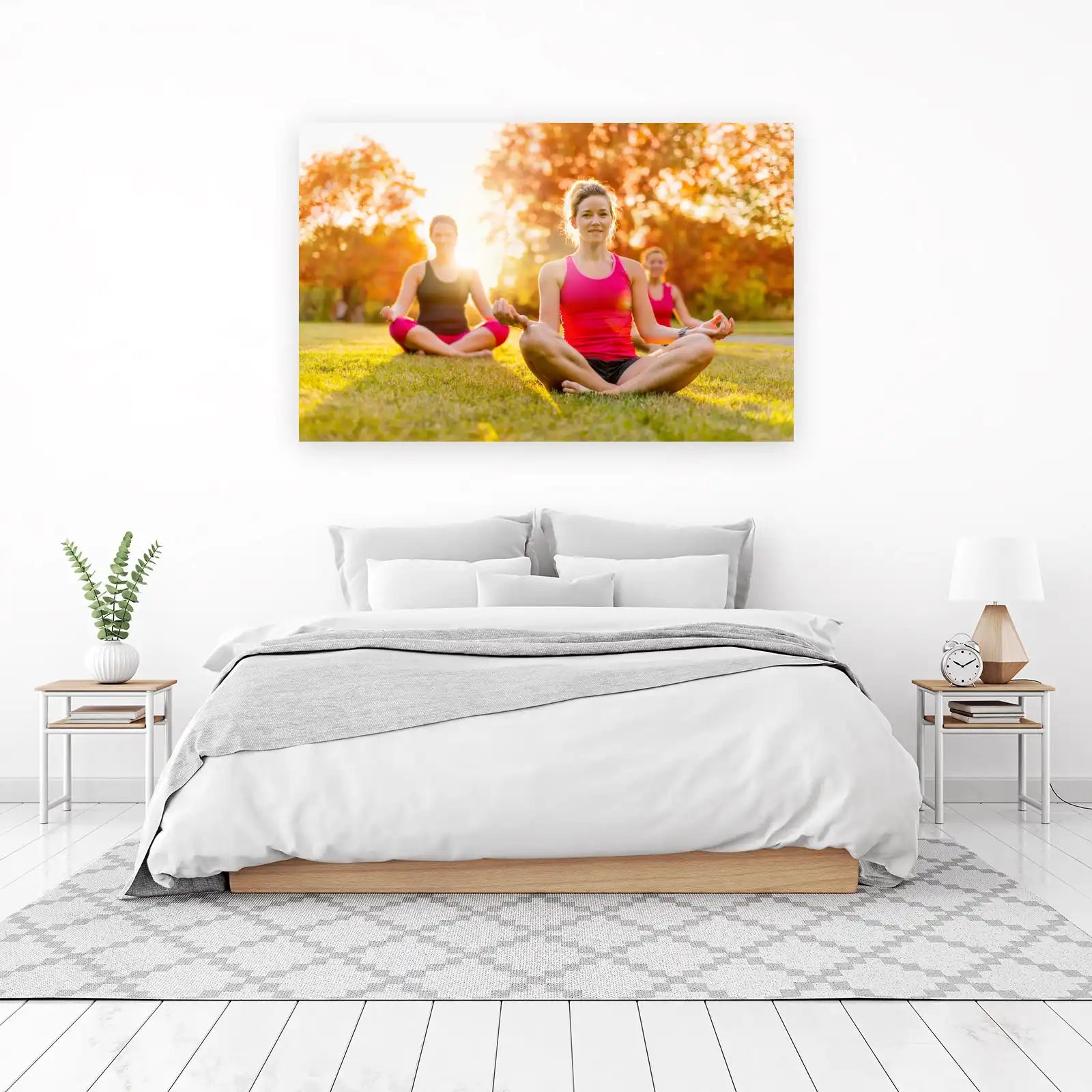 Serene Yoga Retreat Wall Art