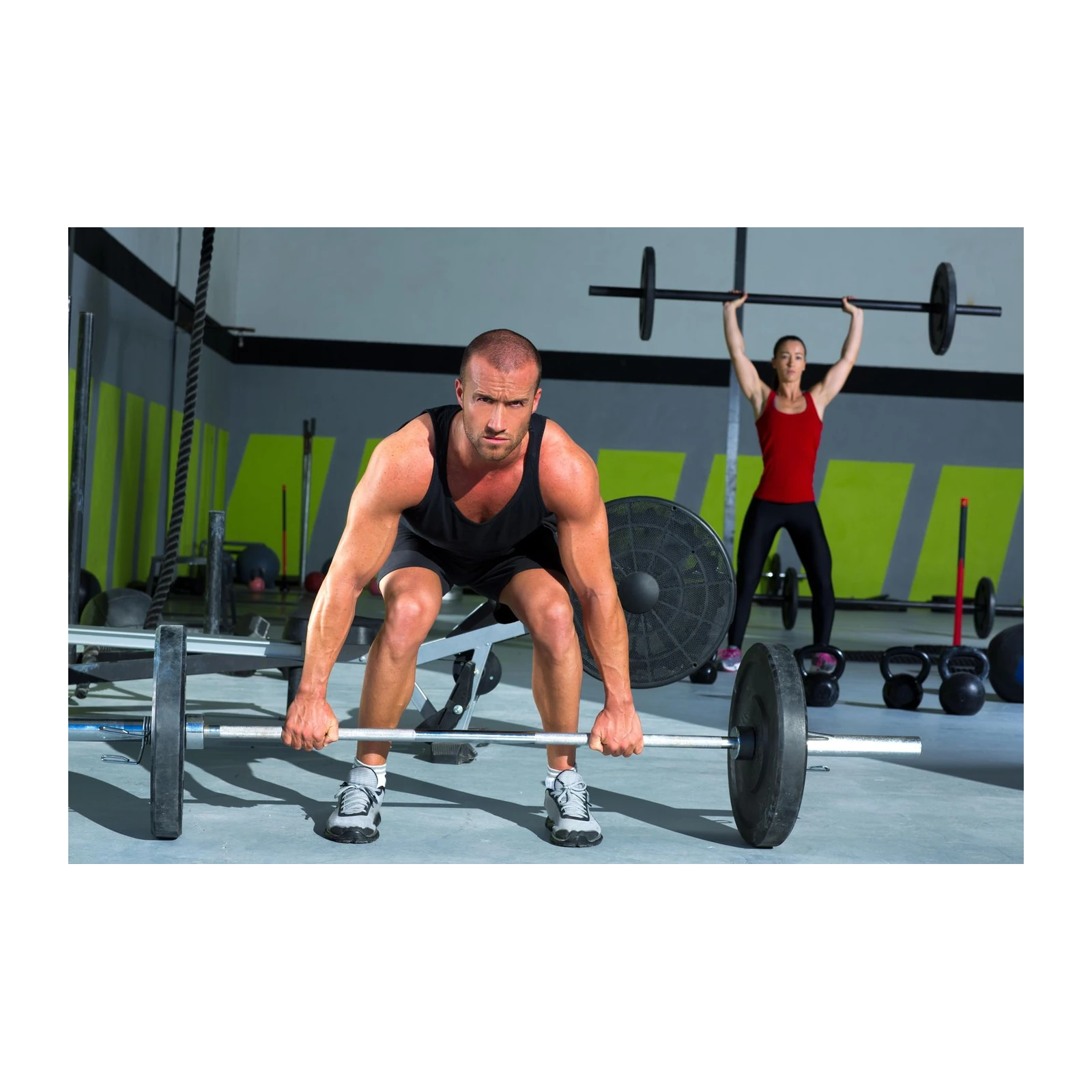 Powerful Gym Motivation Weightlifting Wall Art