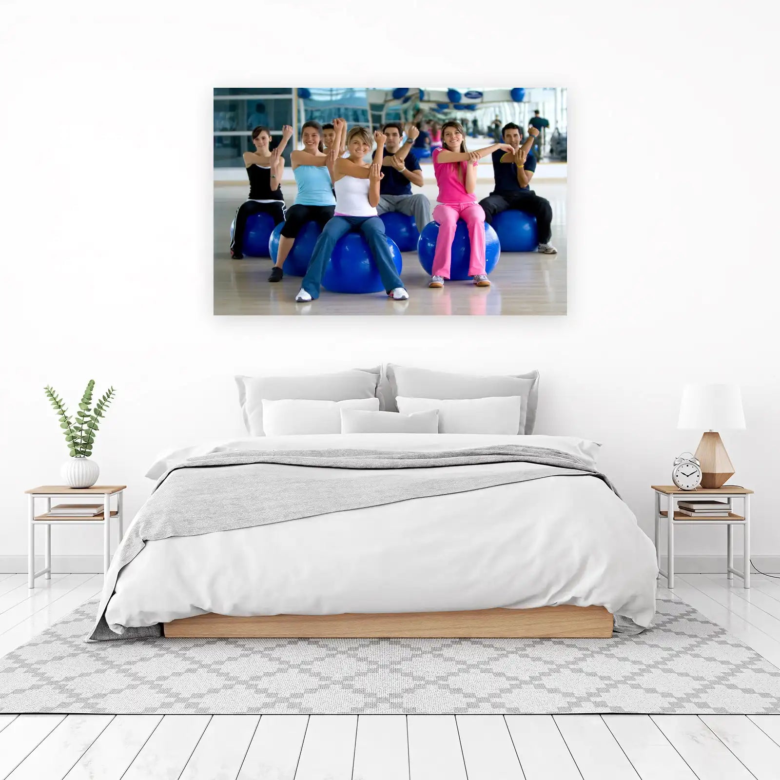 Yoga & Fitness Group Motivational Wall Art
