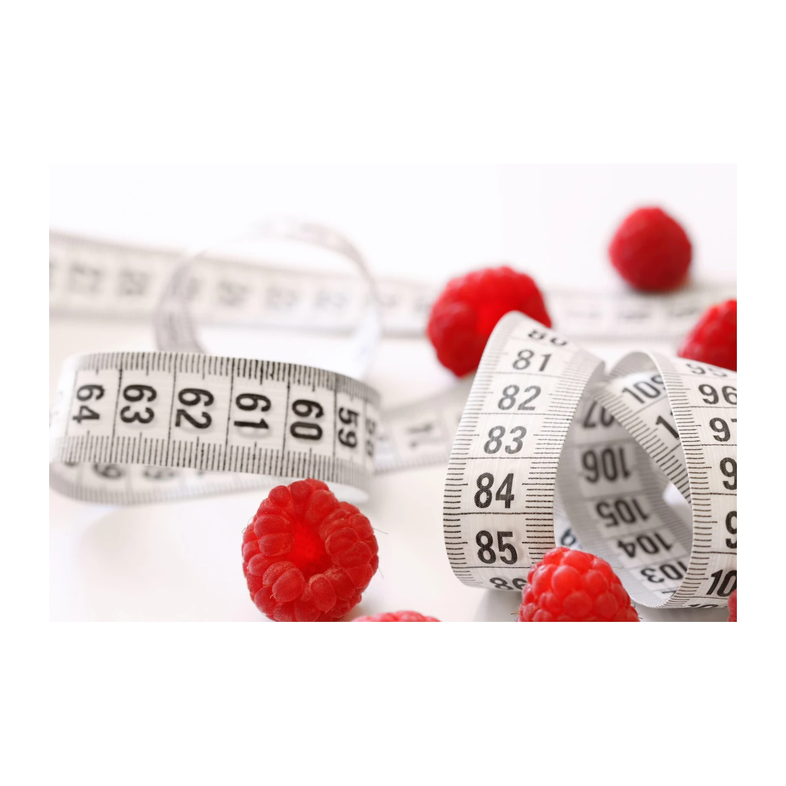 Raspberry & Measuring Tape Wall Art