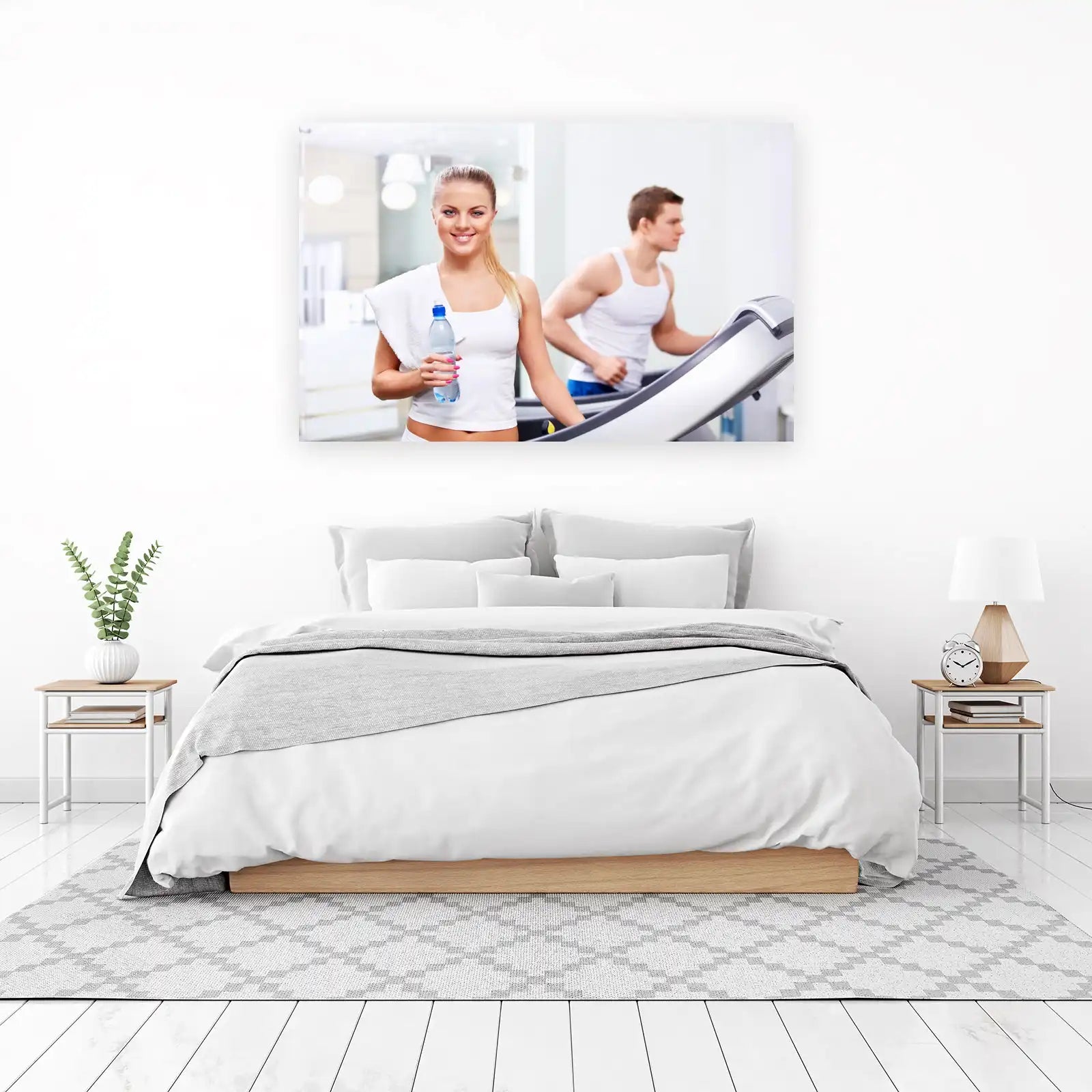 Motivated Couple Fitness Motivation Wall Art