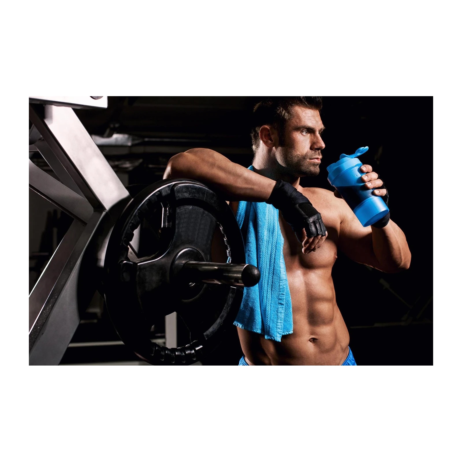 Gym Motivation Fitness Man Wall Art