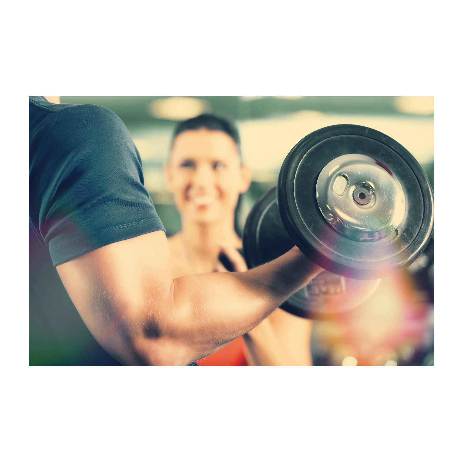 Fitness Motivation Bicep Curl Wall Art