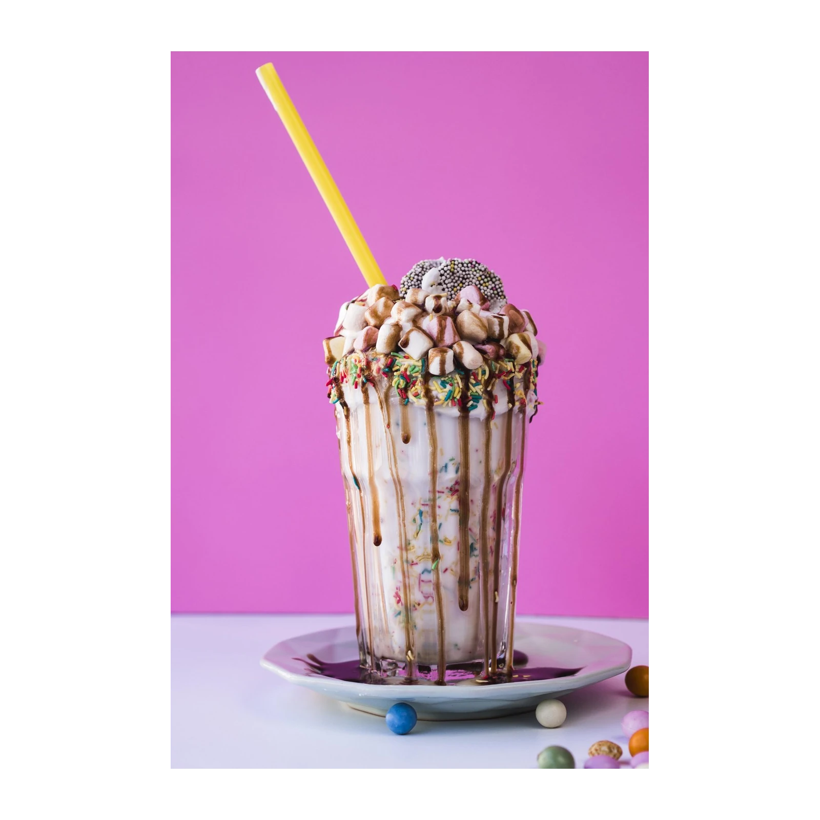 Sweet Delight Milkshake Wall Art