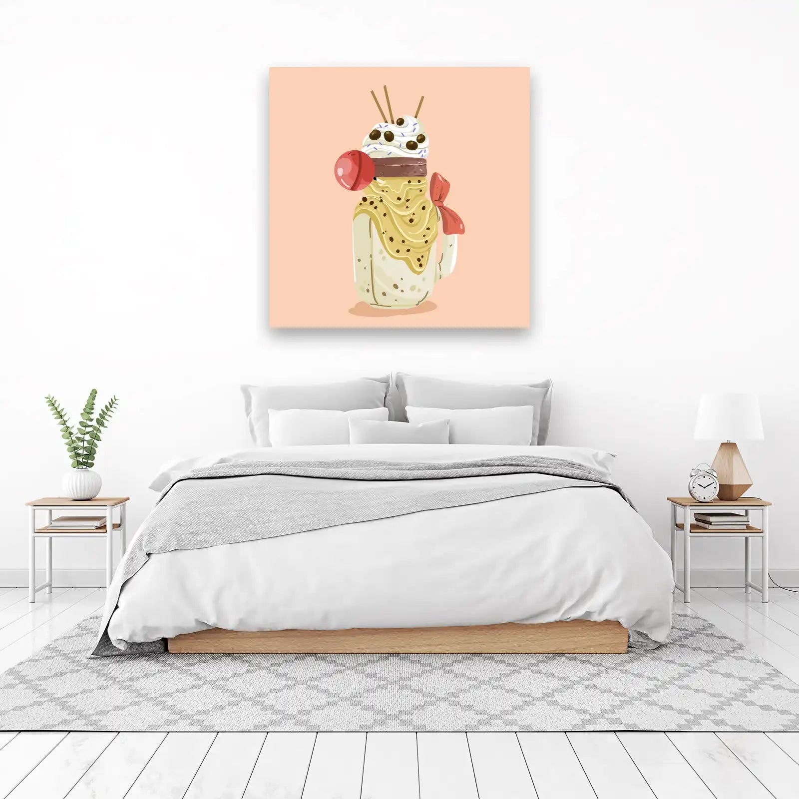 Sweet Delight Dessert Mason Jar Wall Art