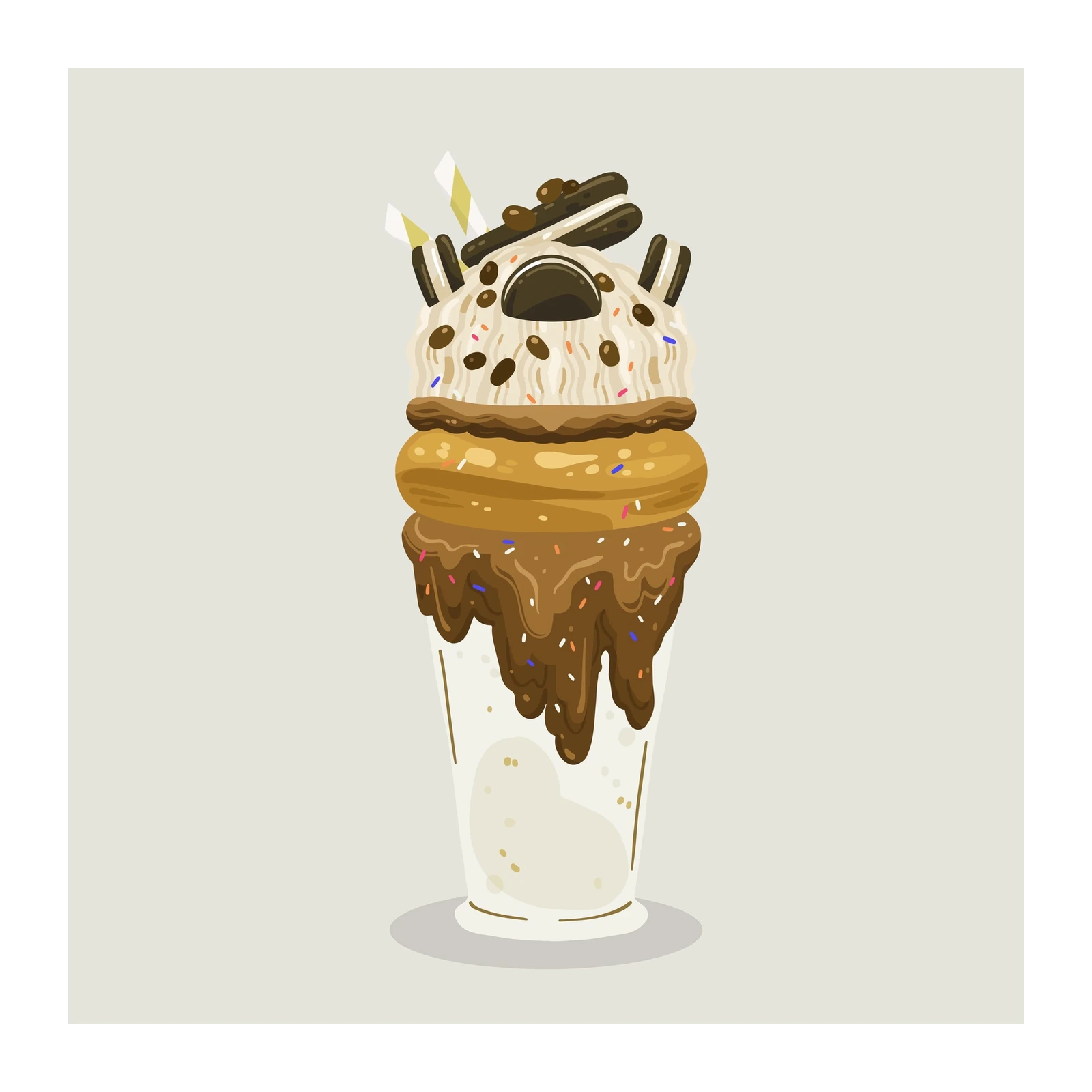 Gourmet Milkshake Art Wall Art
