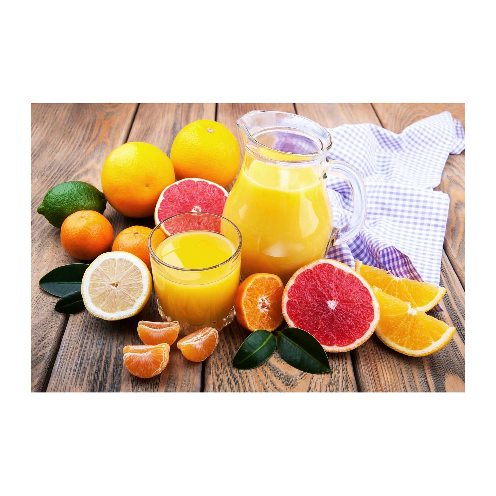 Vibrant Citrus Blend Still Life Wall Art