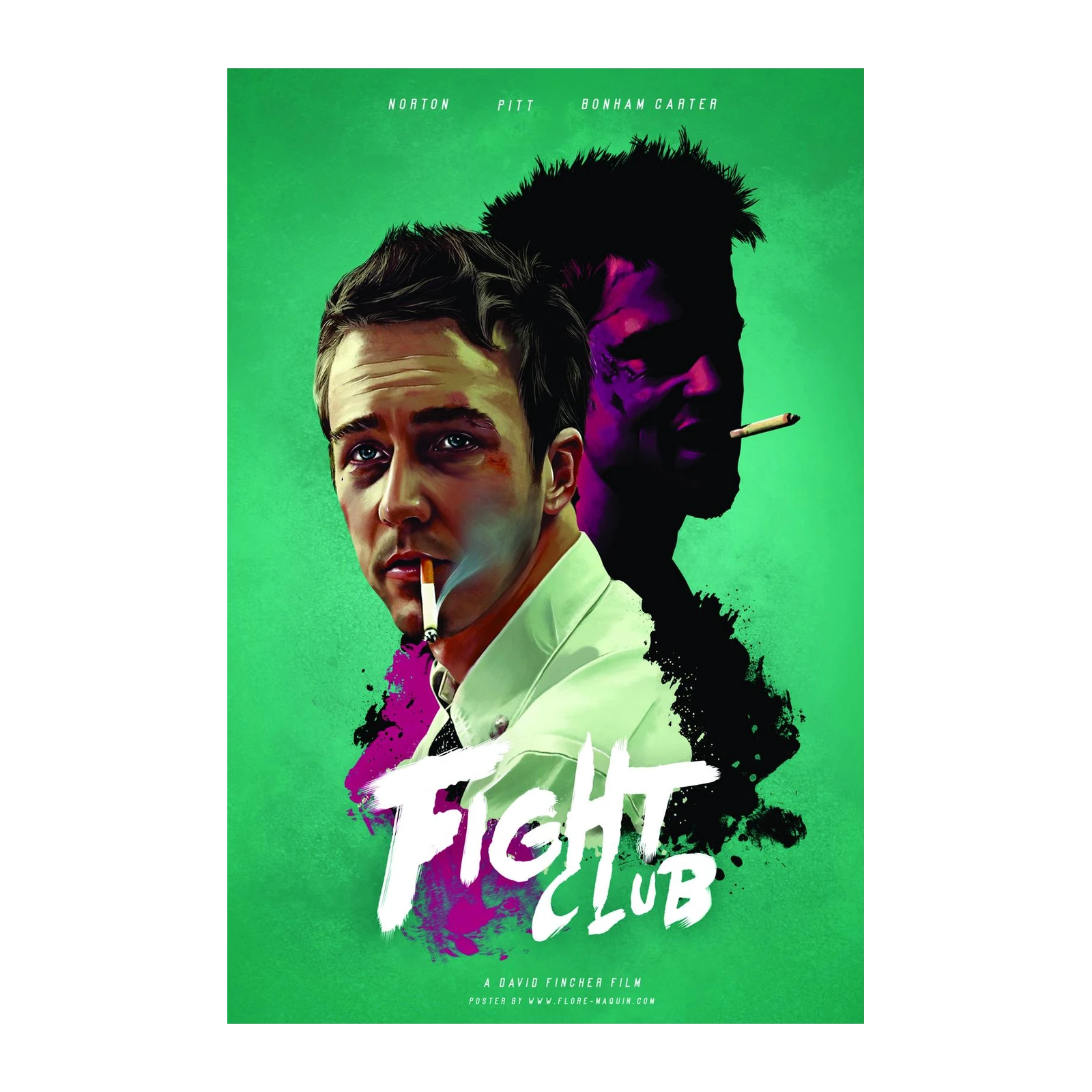 Fight Club Movie Poster Wall Art