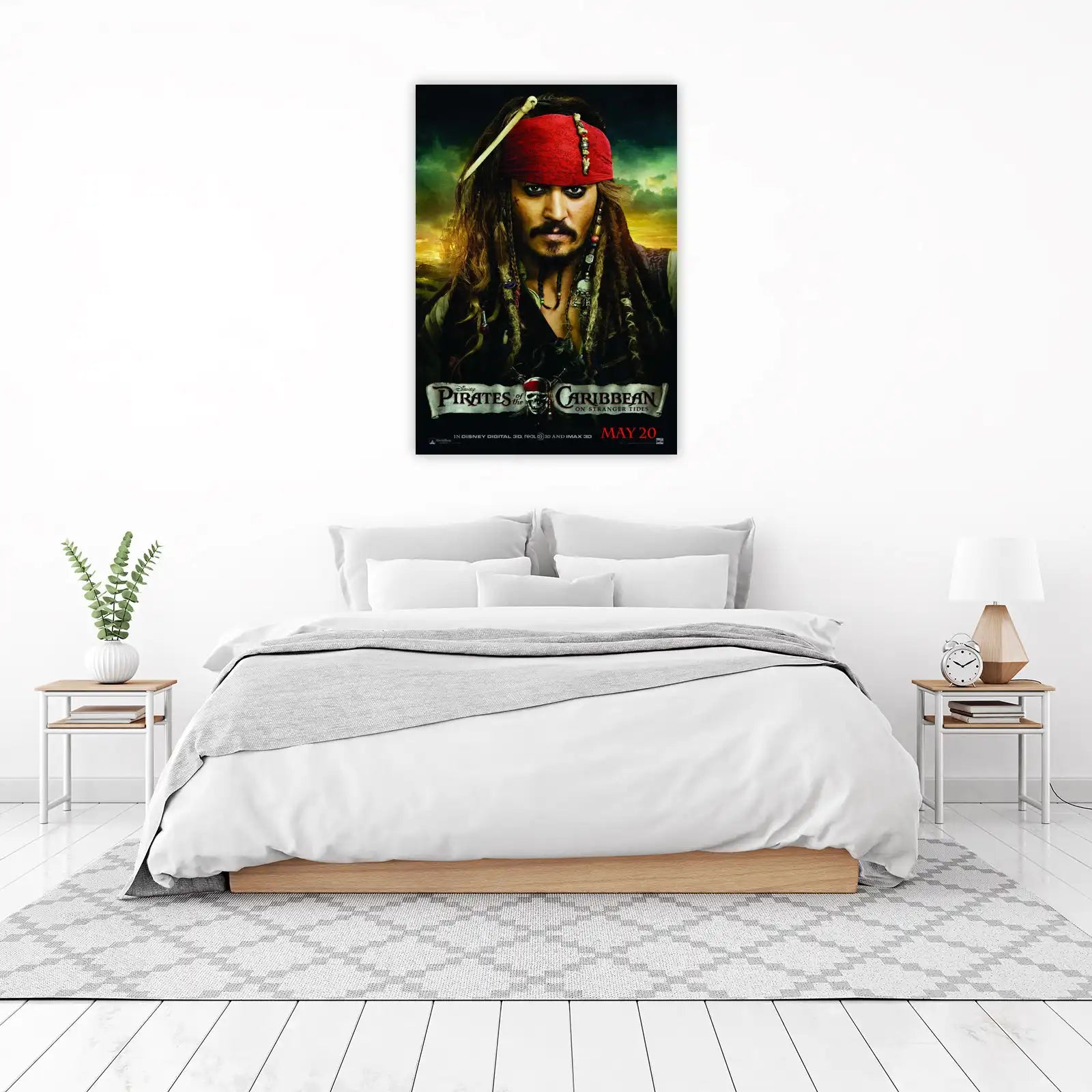 Captain Jack Sparrow Pirates Wall Art