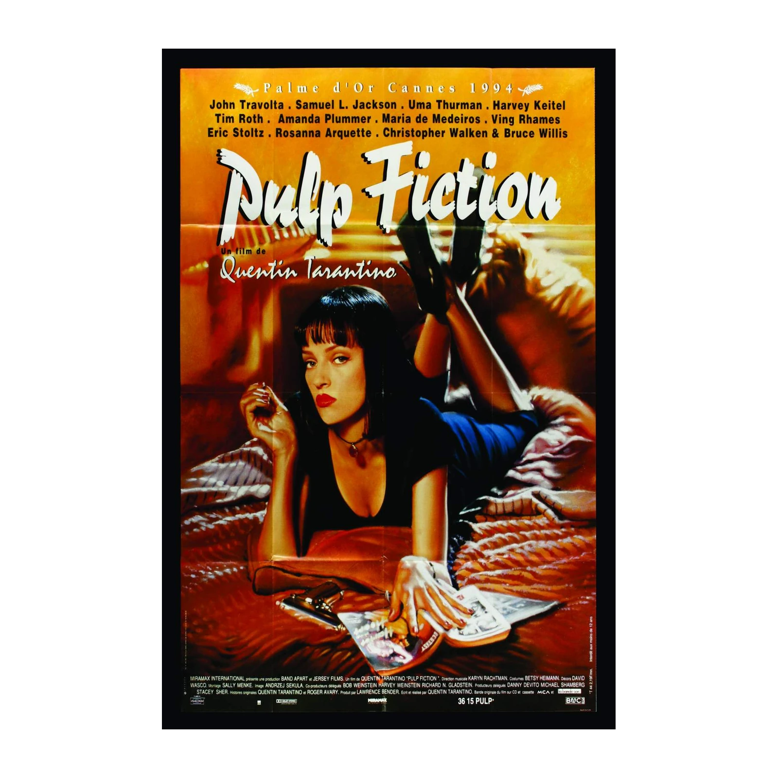 Pulp Fiction Iconic Movie Poster Wall Art