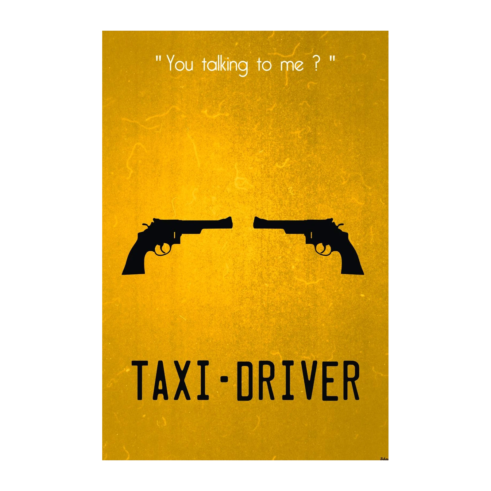 Taxi Driver Iconic Quote Wall Art