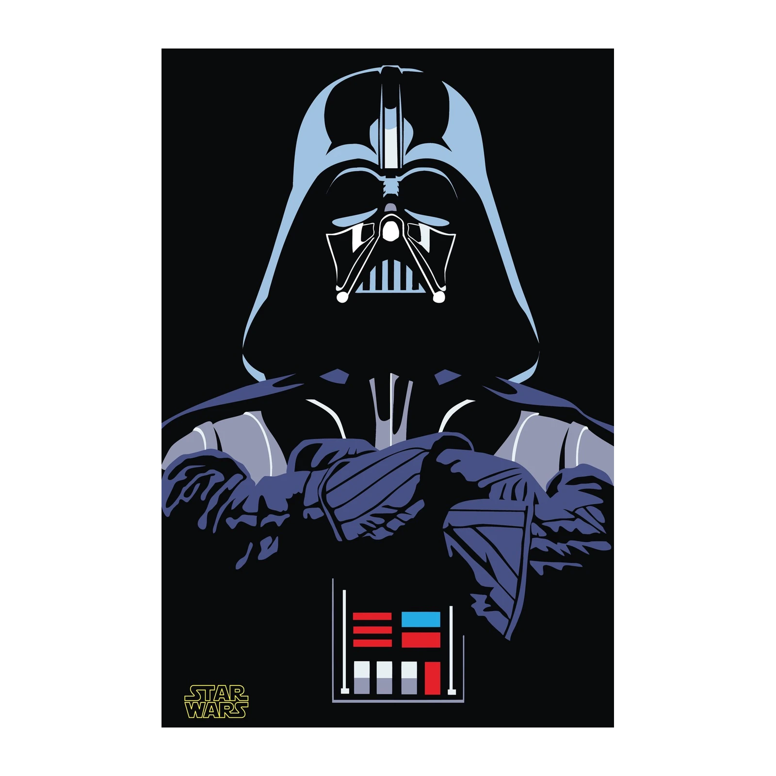 Iconic Darth Vader Minimalist Wall Art