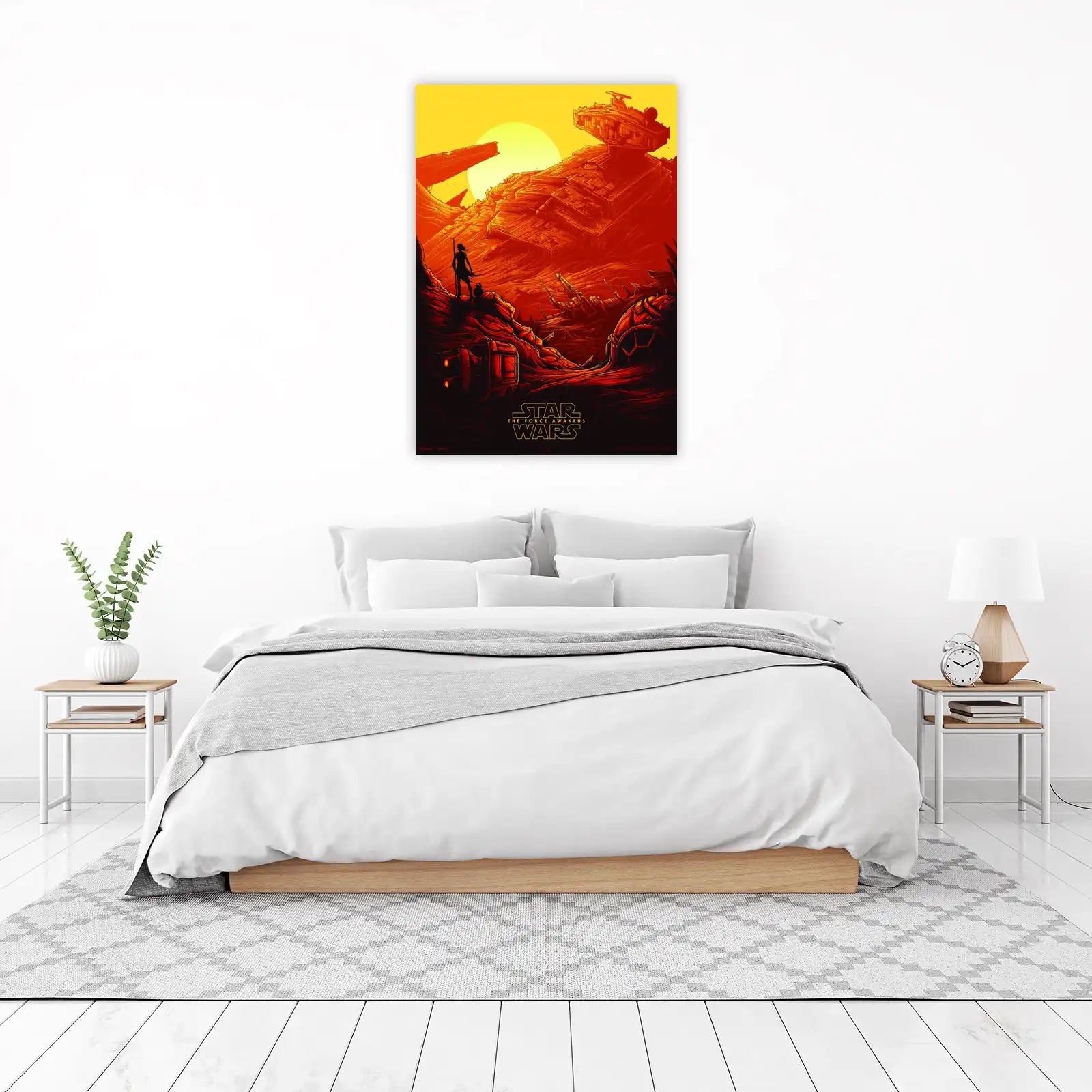 Star Wars Force Awakens Epic Landscape Wall Art