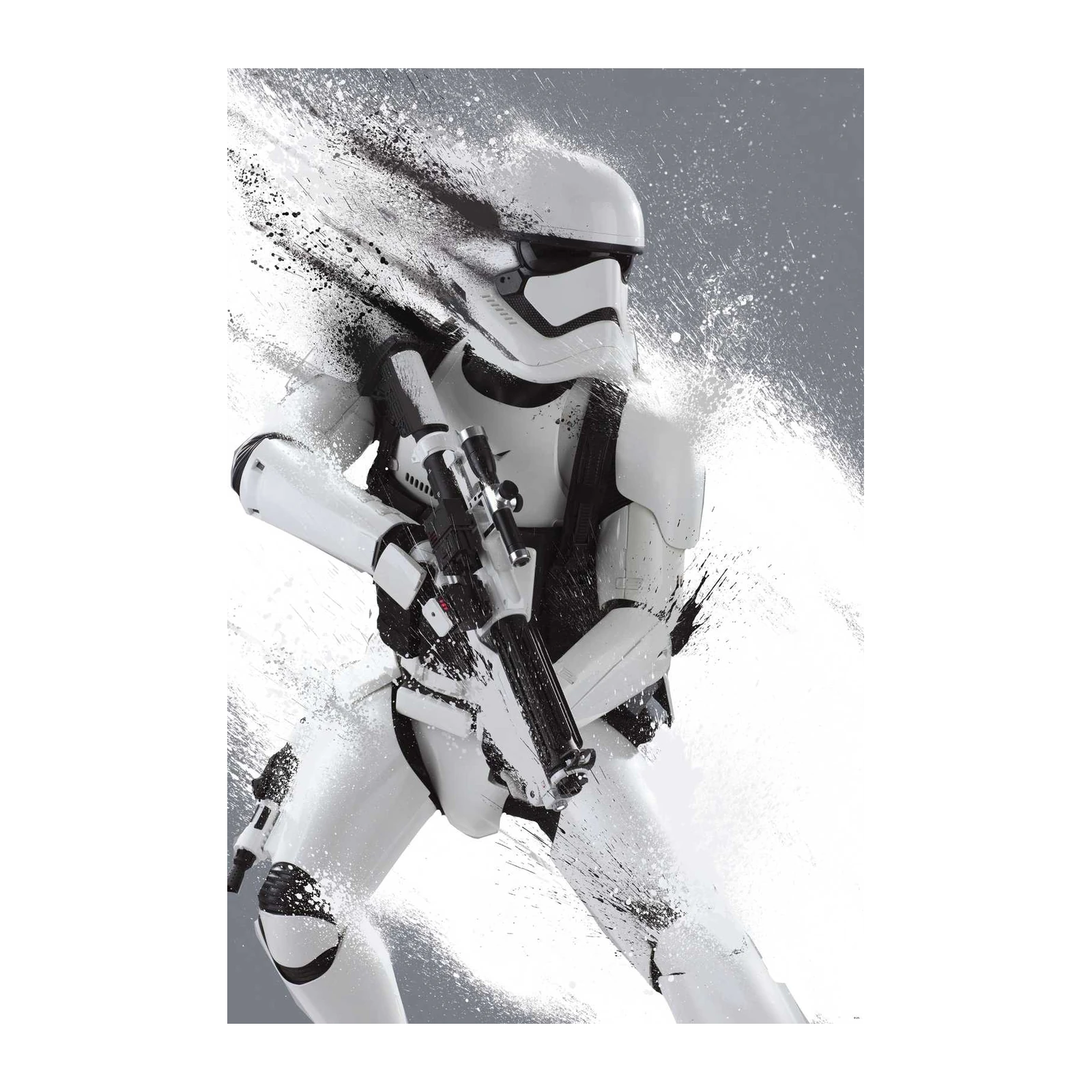 Dynamic Stormtrooper Splatter Art Wall Art