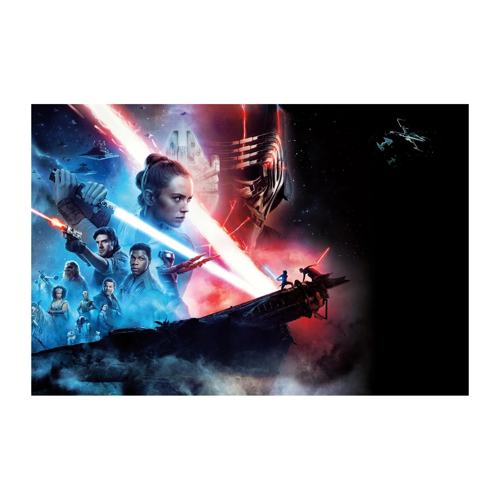 Epic Star Wars Galaxy Duel Wall Art