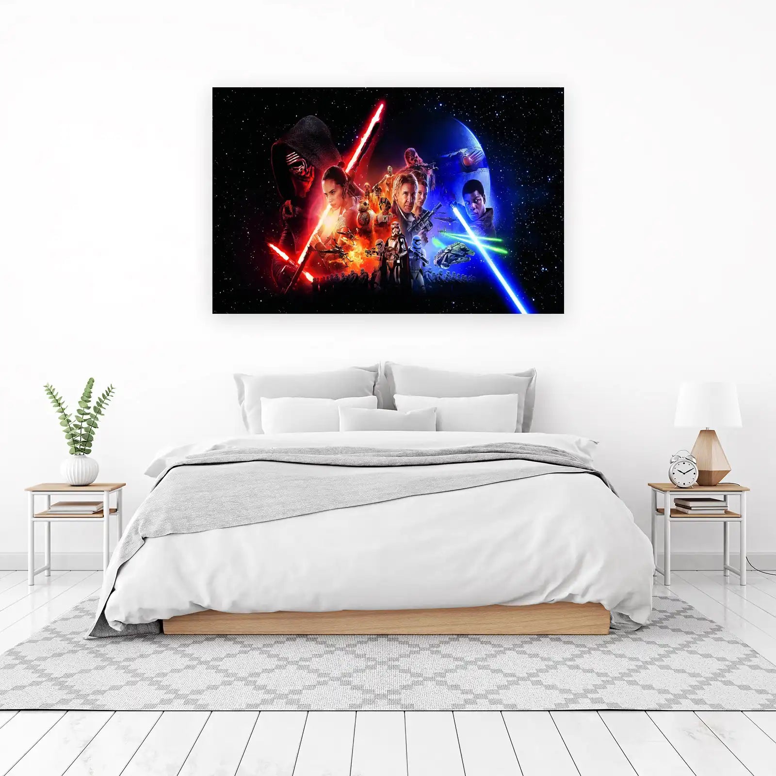 Epic Star Wars Saga Force Awakens Wall Art