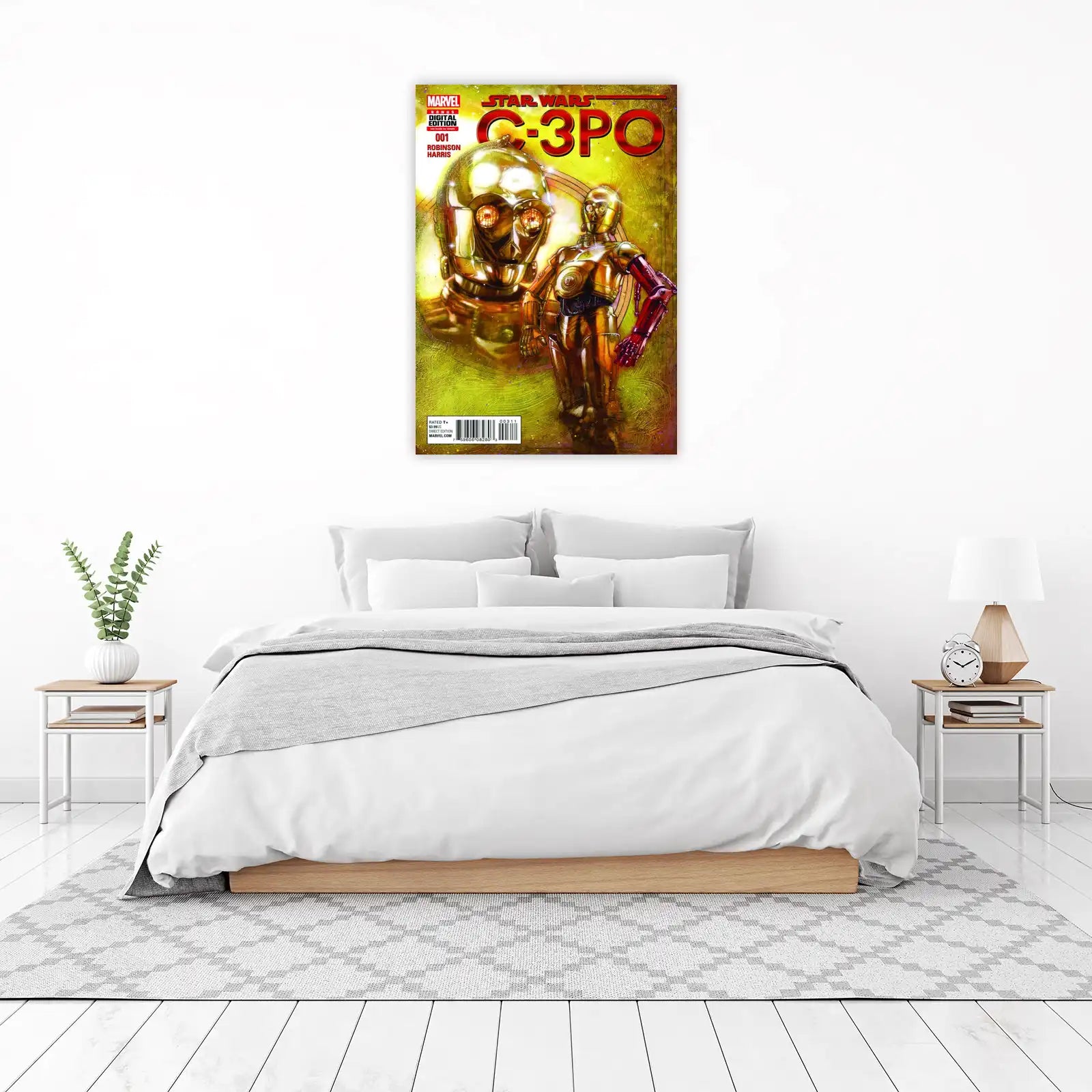 Star Wars C-3PO Comic Cover Wall Art