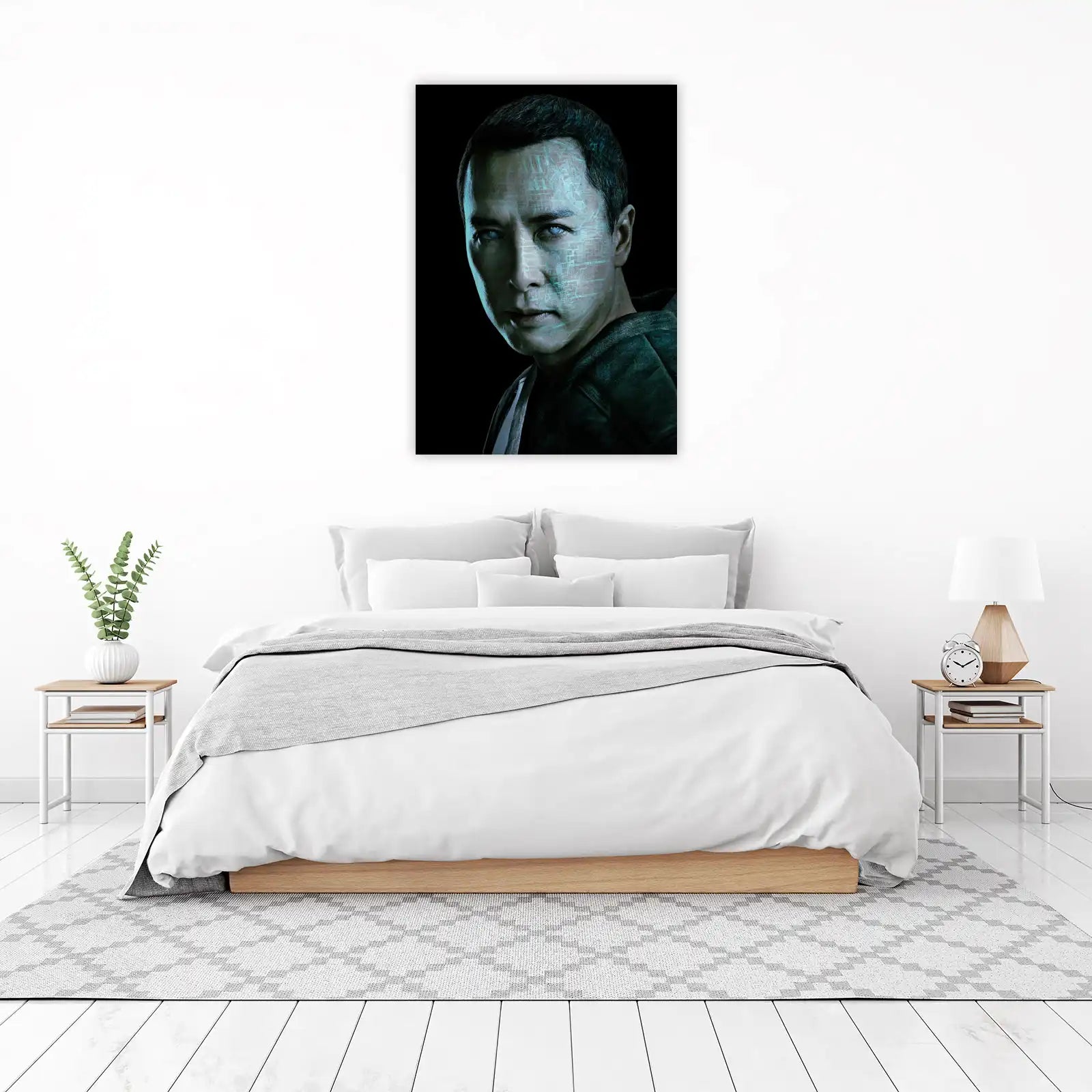 Cyberpunk Warrior Portrait Wall Art