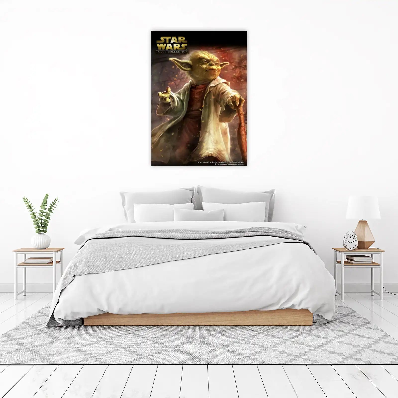 Wise Yoda "Force Collection" Star Wars Wall Art