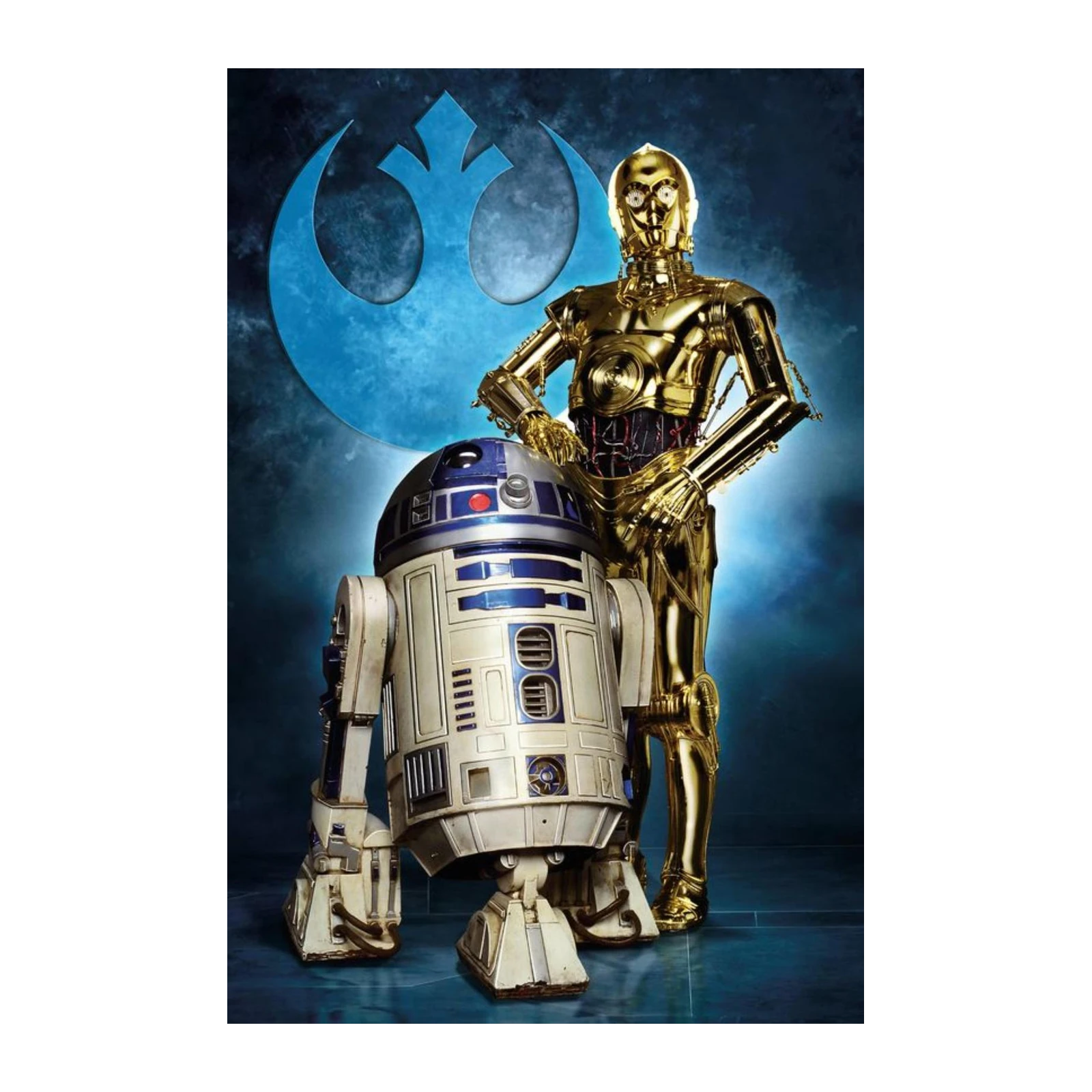 Iconic R2-D2 & C-3PO Star Wars Wall Art