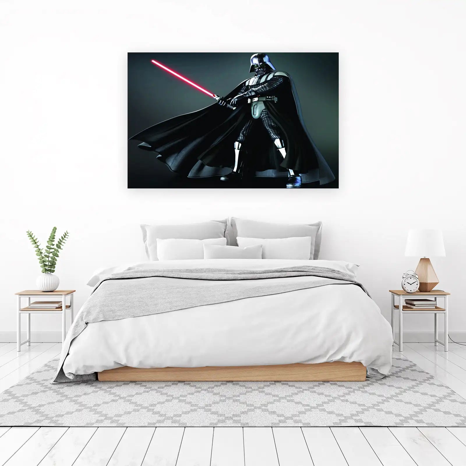 Darth Vader Red Lightsaber Force Wall Art
