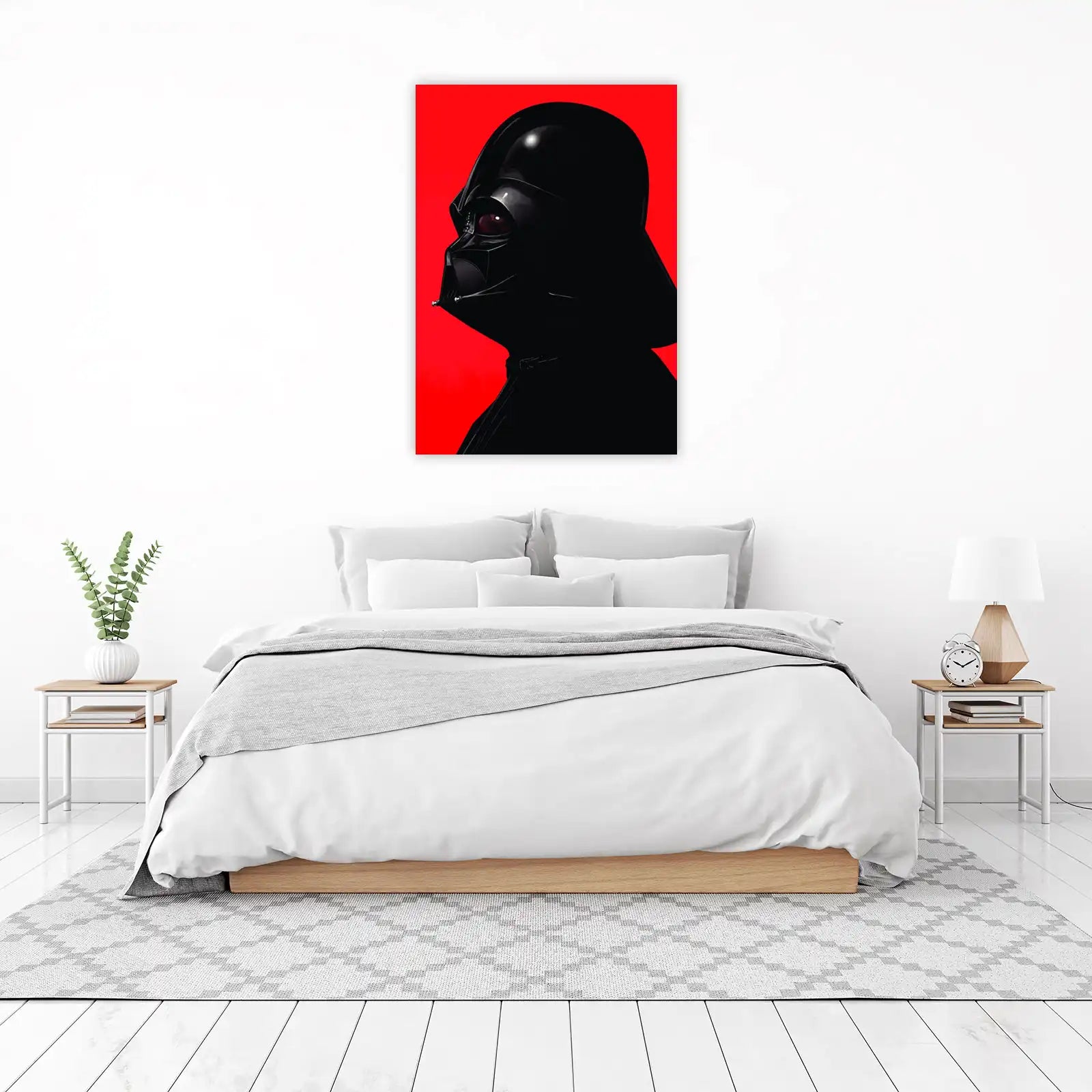 Iconic Darth Vader Profile Wall Art