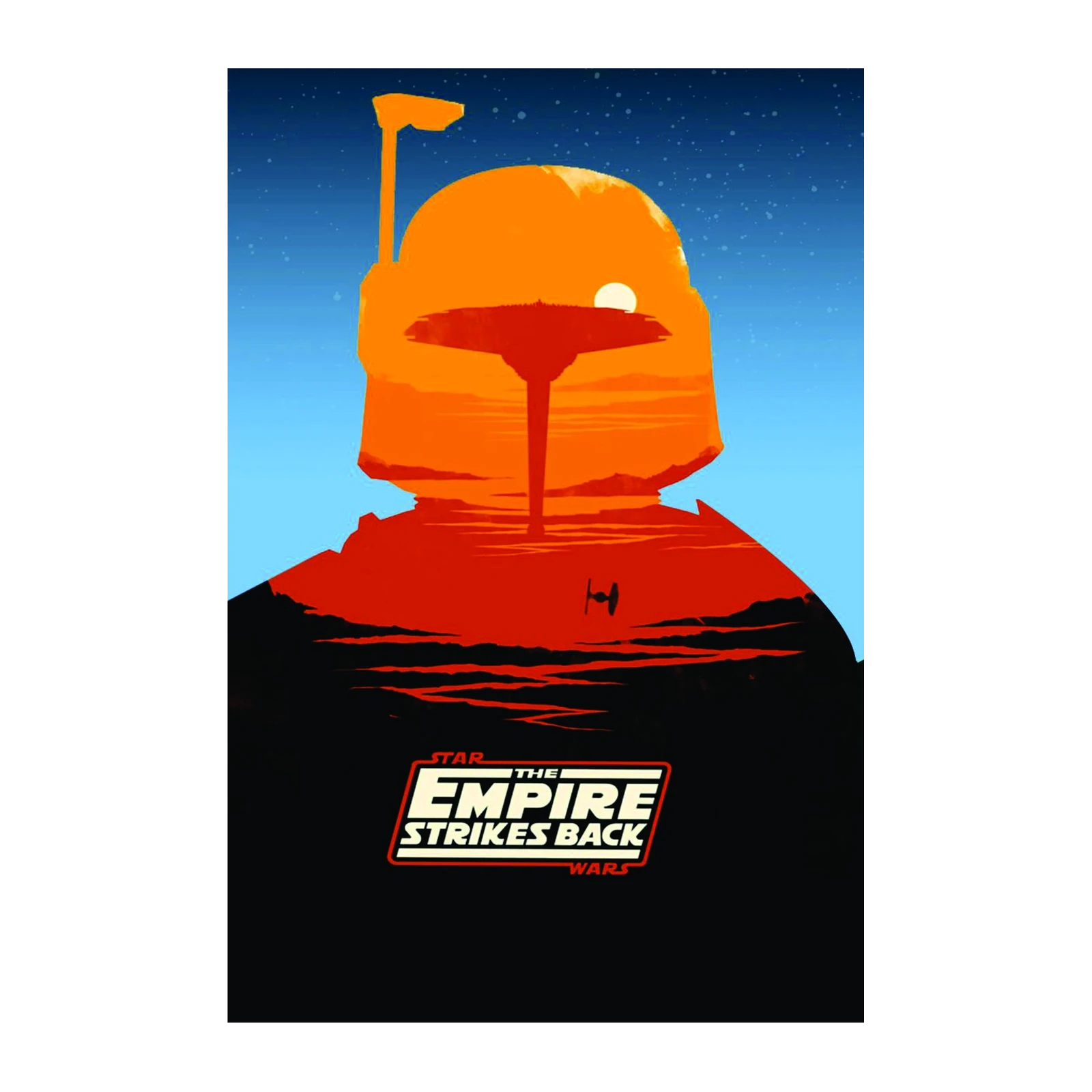 Boba Fett Planetscape Star Wars Wall Art