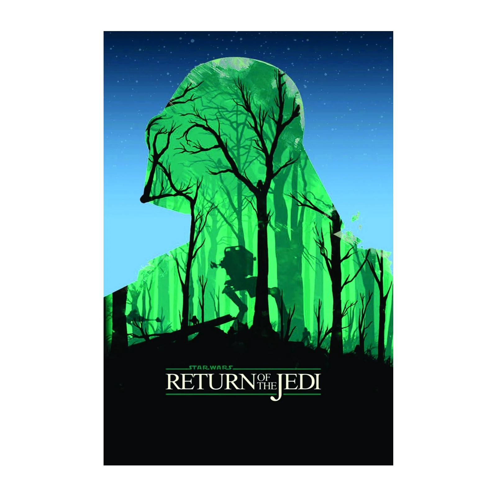 Star Wars Return of the Jedi Forest Wall Art