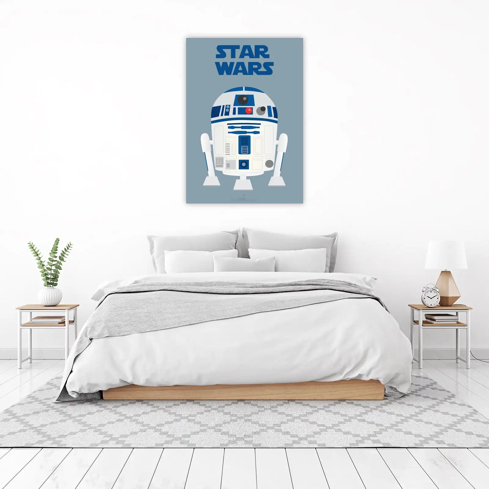 R2-D2 Star Wars Minimalist Art Wall Art