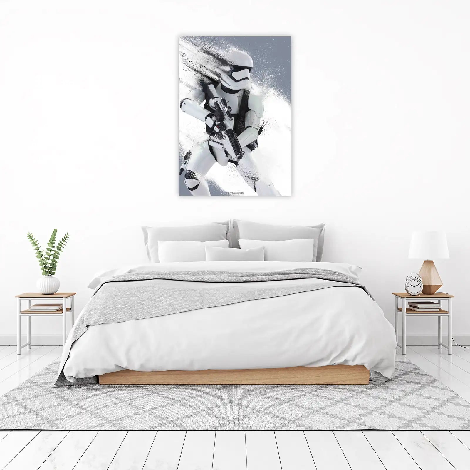 Epic Stormtrooper Splatter Art Wall Art